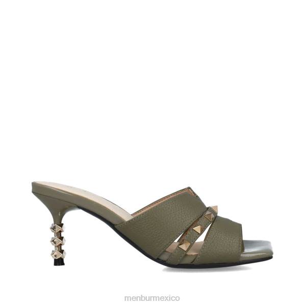 zapato casual elegante Menbur sagitario verde mujer 04JD2961