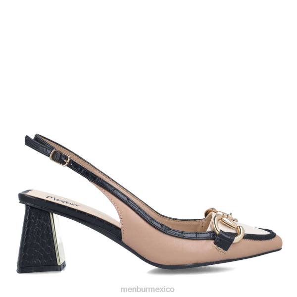 zapato casual elegante Menbur serpentario negro mujer 04JD3010