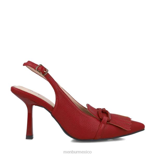 zapato casual elegante Menbur sextanes rojo mujer 04JD2968