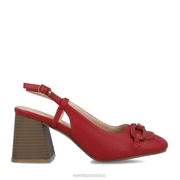 zapato casual elegante Menbur sextanes rojo mujer 04JD3471