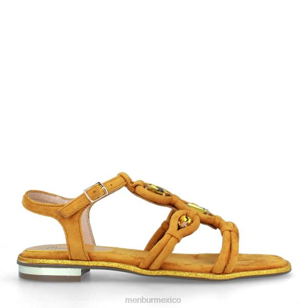 zapato casual elegante Menbur tabi amarillo mujer 04JD283