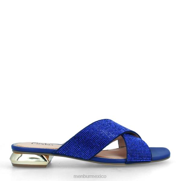 zapato casual elegante Menbur tabina azul medio mujer 04JD3588