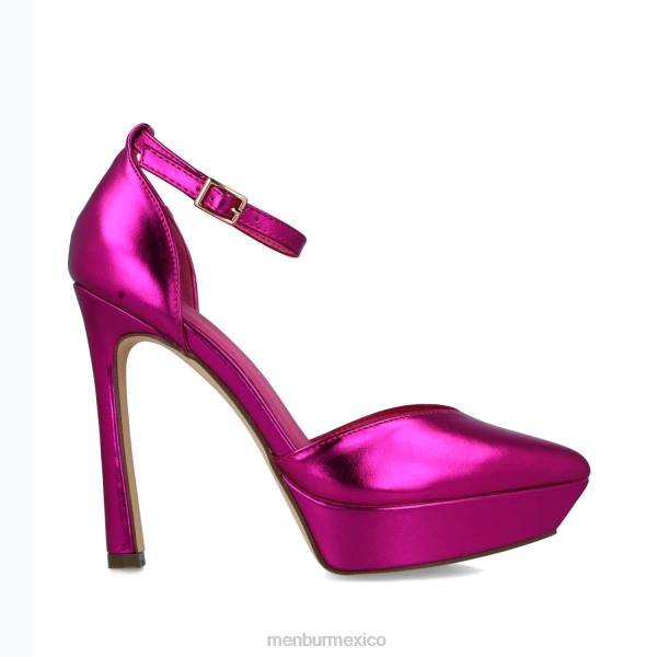 zapato casual elegante Menbur triangulo rosa mujer 04JD195