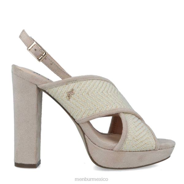 zapato casual elegante Menbur umbría beige mujer 04JD221