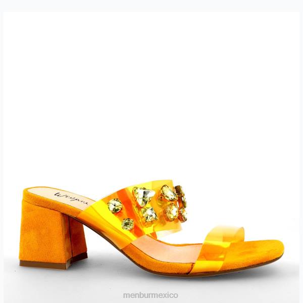zapato casual elegante Menbur valtelina amarillo mujer 04JD3559