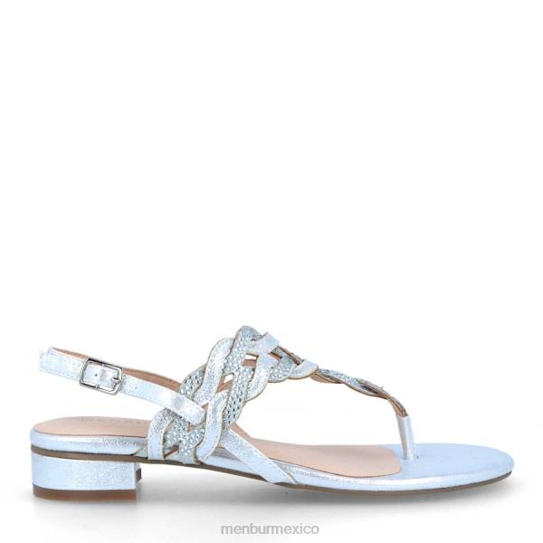 zapato casual elegante Menbur venaria plata mujer 04JD3327