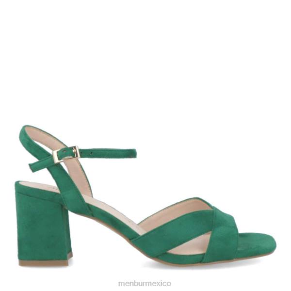 zapato casual elegante Menbur venier verde mujer 04JD3253