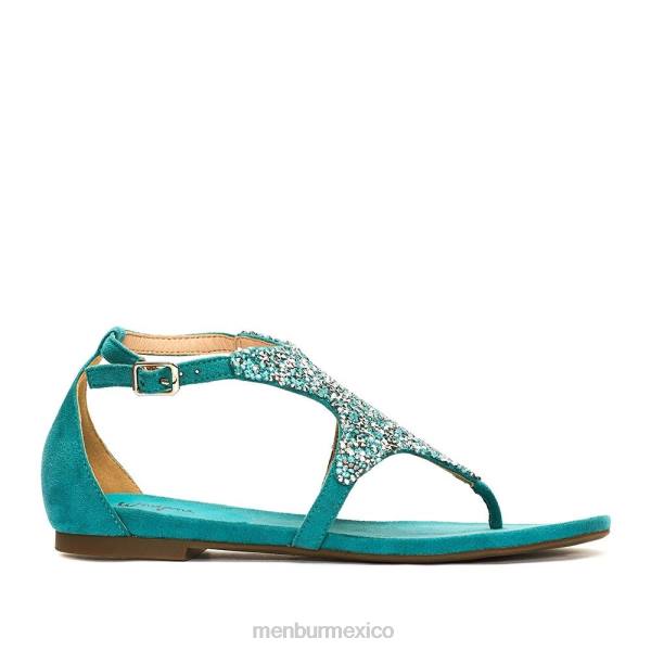 zapato casual elegante Menbur vicarello azul medio mujer 04JD364