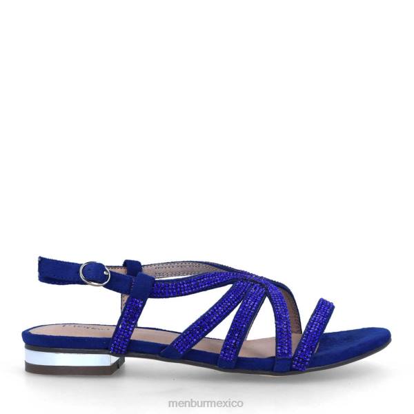 zapato casual elegante Menbur vinca azul medio mujer 04JD365
