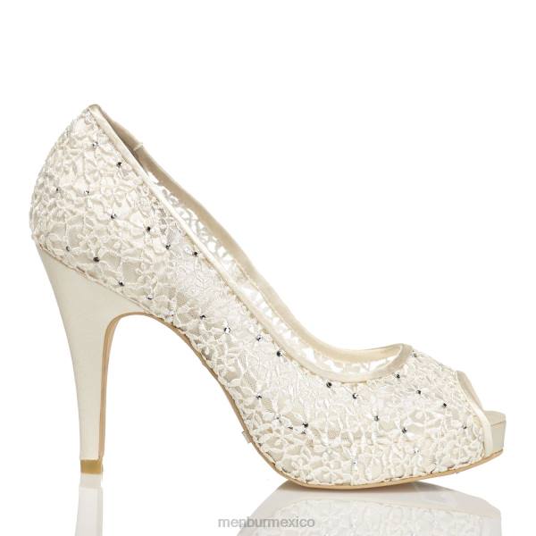 zapato de novia Menbur detener blanco mujer 04JD2318