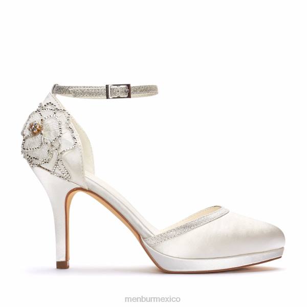 zapato de novia Menbur rocío blanco mujer 04JD2378