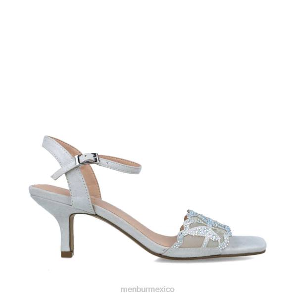 sandalias Menbur Acuario plata mujer 04JD2777