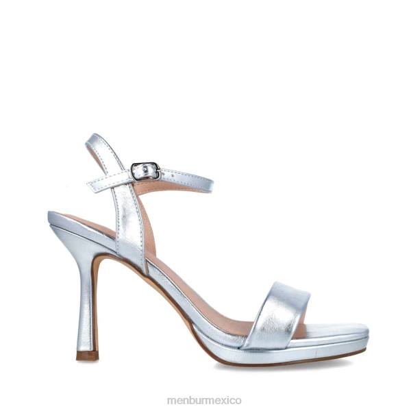 sandalias Menbur Australia plata mujer 04JD2887