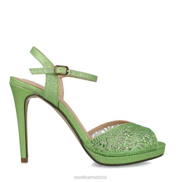 sandalias Menbur Can Menor verde mujer 04JD2569