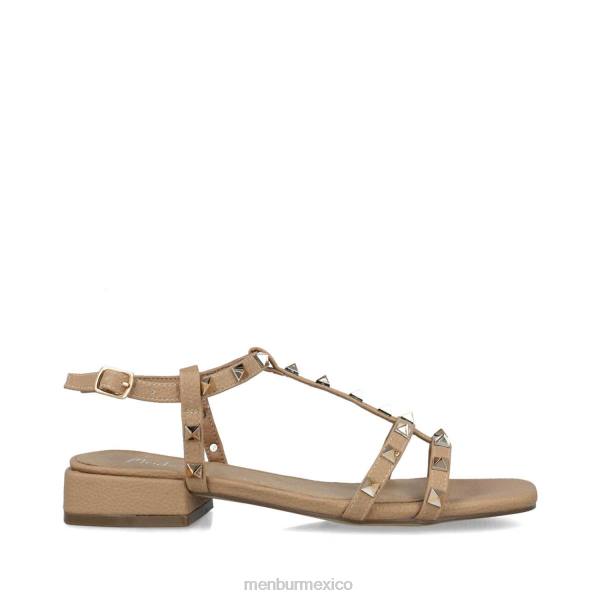 sandalias Menbur Libra beige mujer 04JD2656