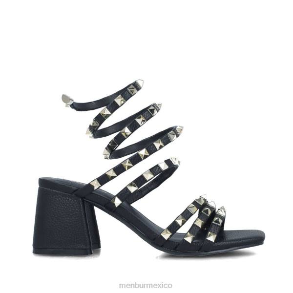 sandalias Menbur Libra negro mujer 04JD2561