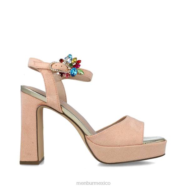 sandalias Menbur Orión maquillaje rosa mujer 04JD2603