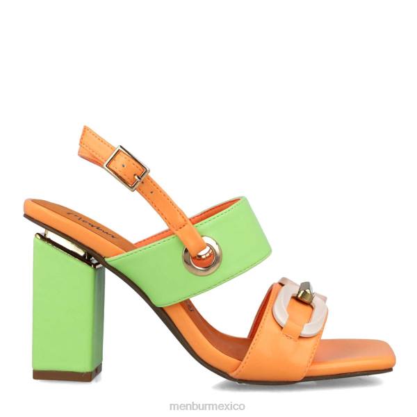 sandalias Menbur Osa Menor naranja mujer 04JD2588