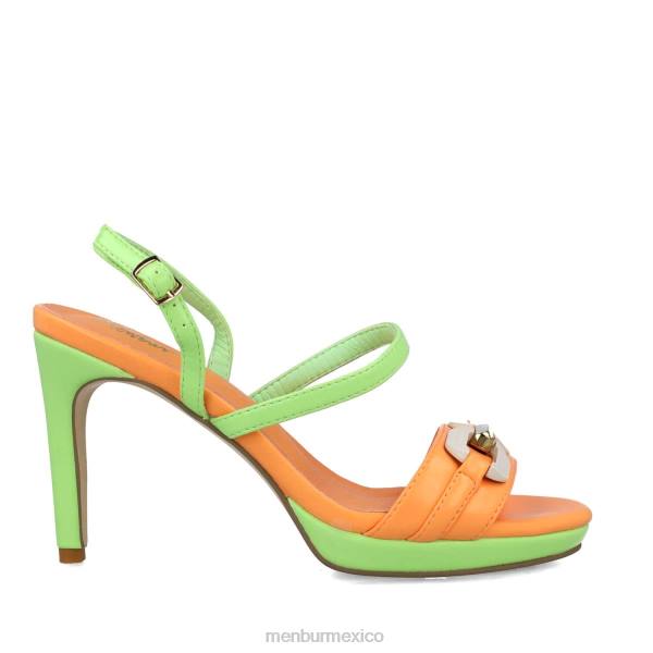 sandalias Menbur Osa Menor naranja mujer 04JD2736