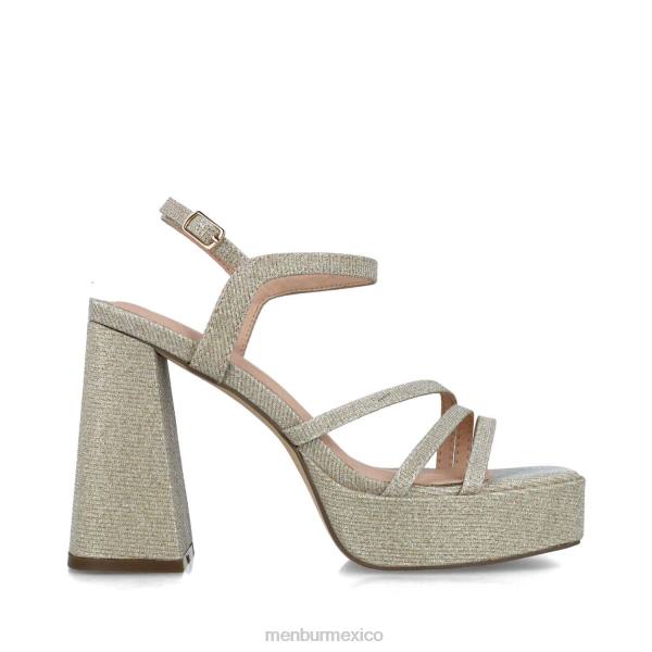 sandalias Menbur Pólux oro mujer 04JD84