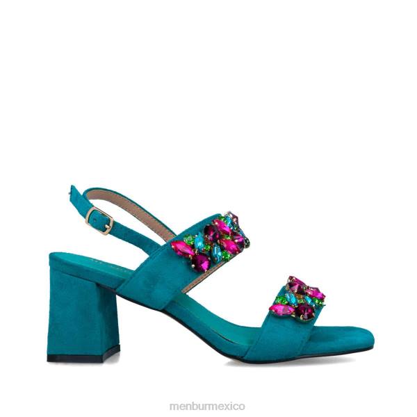 sandalias Menbur alrescha azul medio mujer 04JD2917