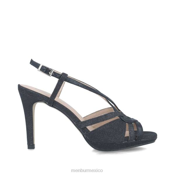 sandalias Menbur berenice coma negro mujer 04JD136