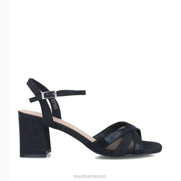 sandalias Menbur berenice coma negro mujer 04JD2797