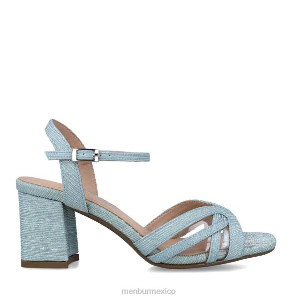 sandalias Menbur camaleón azul claro mujer 04JD2676