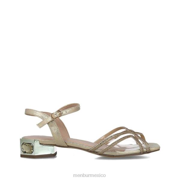 sandalias Menbur carina oro mujer 04JD53