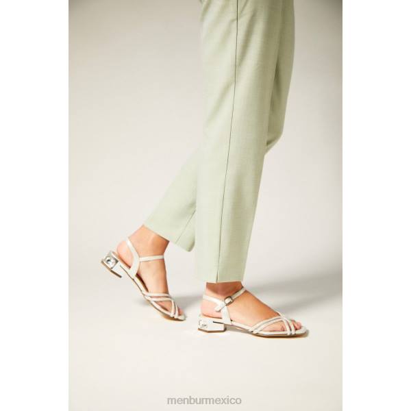 sandalias Menbur carina plata mujer 04JD2650