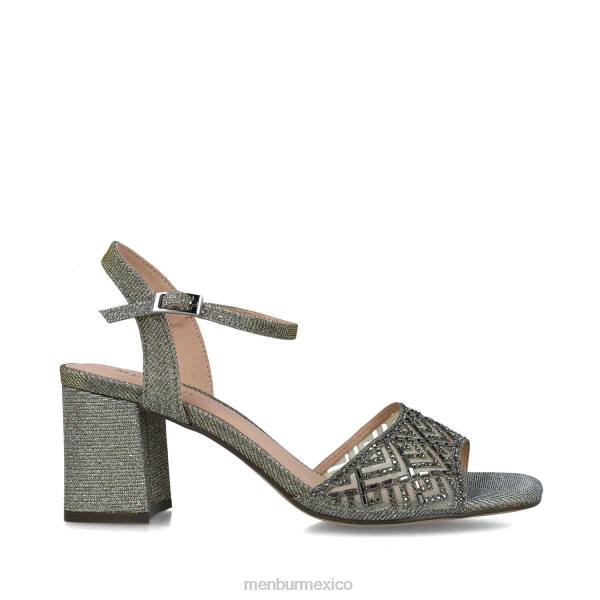sandalias Menbur casiopea gris mujer 04JD61