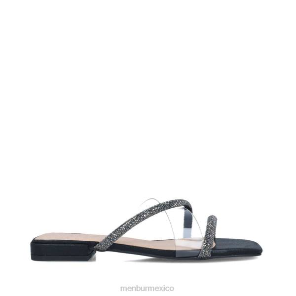 sandalias Menbur cefeo negro mujer 04JD2609