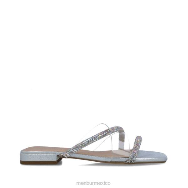 sandalias Menbur cefeo plata mujer 04JD2610