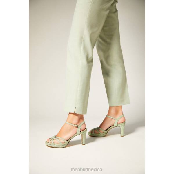 sandalias Menbur cetus verde mujer 04JD2540