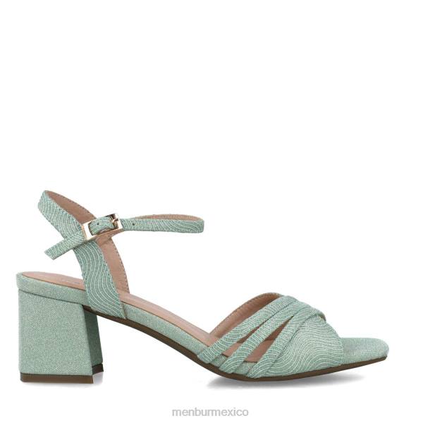 sandalias Menbur cetus verde mujer 04JD2674