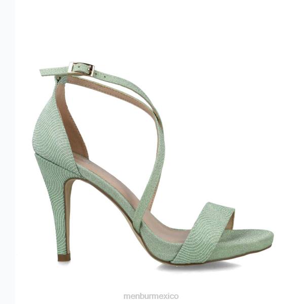sandalias Menbur cetus verde mujer 04JD2693