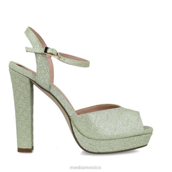 sandalias Menbur columba verde mujer 04JD2574