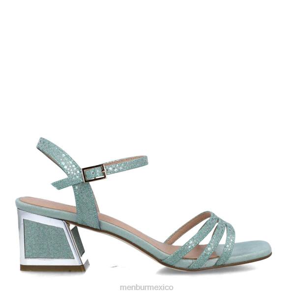 sandalias Menbur columba verde mujer 04JD2853