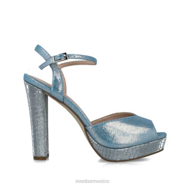 sandalias Menbur corona austral azul claro mujer 04JD2576
