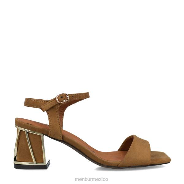 sandalias Menbur ecuuleus beige mujer 04JD2803