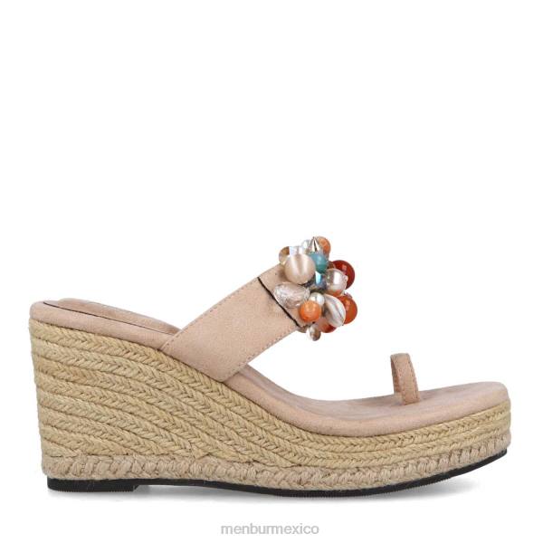 sandalias Menbur electra beige mujer 04JD2924