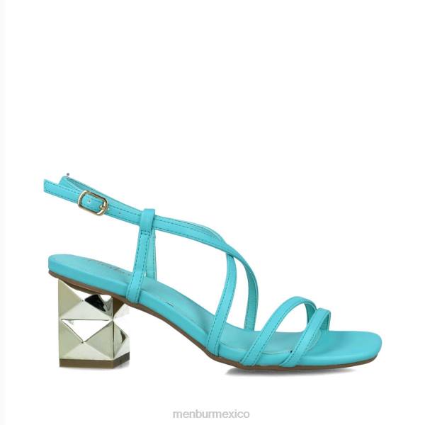 sandalias Menbur hidra azul medio mujer 04JD98