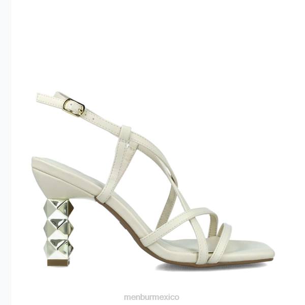 sandalias Menbur hidra blanco mujer 04JD2684