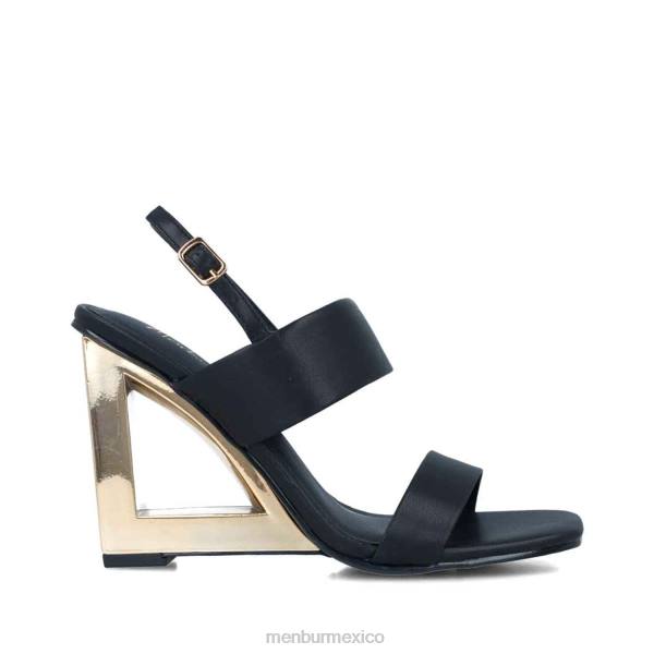 sandalias Menbur kitalfa negro mujer 04JD158