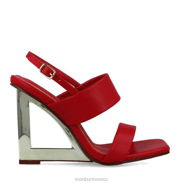 sandalias Menbur kitalfa rojo mujer 04JD2907