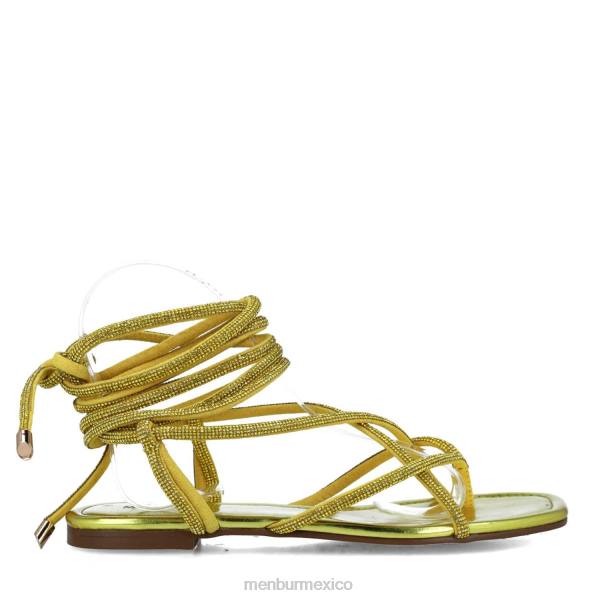 sandalias Menbur león menor amarillo mujer 04JD2921