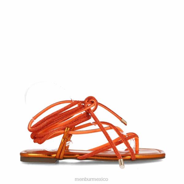 sandalias Menbur león menor naranja mujer 04JD163
