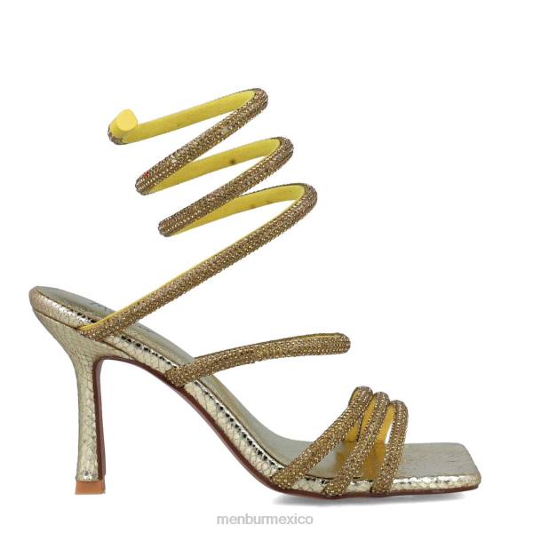 sandalias Menbur lepus oro mujer 04JD17