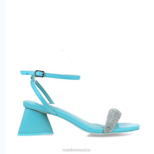 sandalias Menbur lince azul medio mujer 04JD99