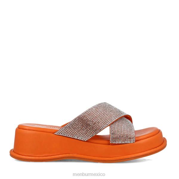 sandalias Menbur lince naranja mujer 04JD2931